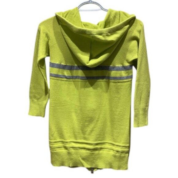 Armani Exchange lime green zip up hoodie jacket size S - Picture 2 of 3